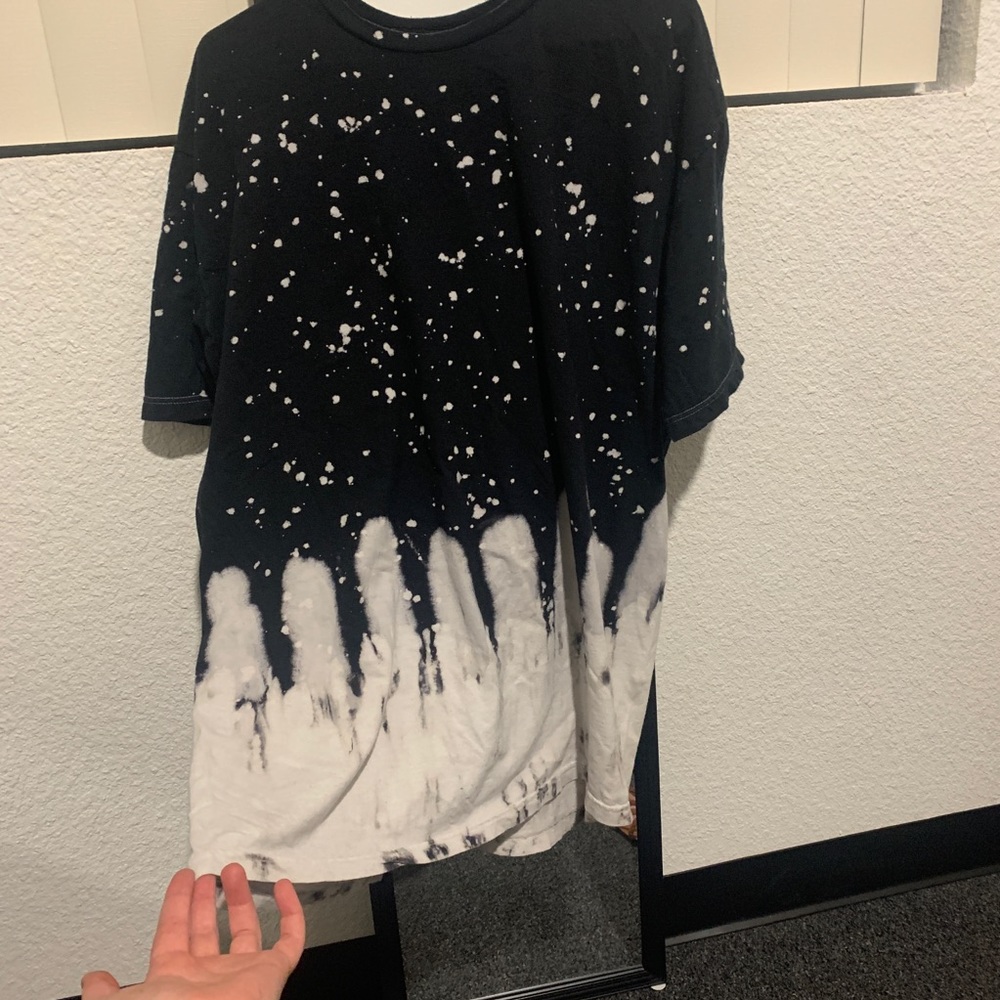 Oversize 3XL bleached tie dye tshirt